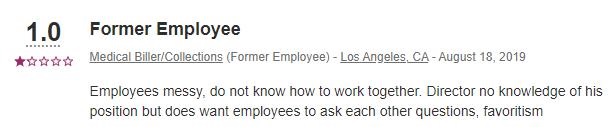Planned Parenthood Los Angeles California Employee Reviews
