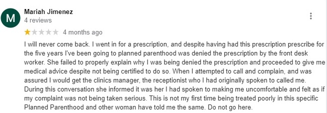 Planned Parenthood Boulder Colorado Patient Reviews