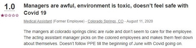 Planned Parenthood Colorado Springs Employee Reviews