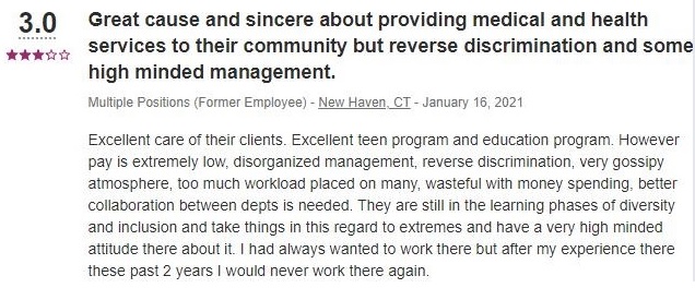 Planned Parenthood New Haven Connecticut Employee Reviews