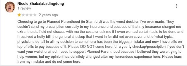 Planned Parenthood Stamford Connecticut Patient Reviews