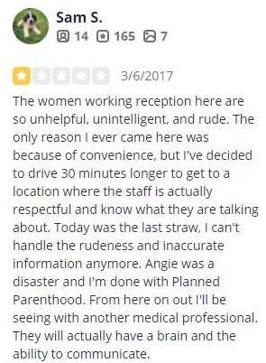 Planned Parenthood Midtown Center Indianapolis Indiana Patient Reviews