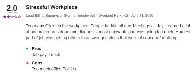 Planned Parenthood Kansas Employee Reviews