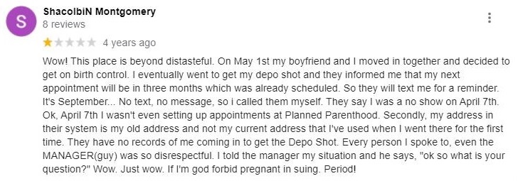 Planned Parenthood Annapolis Maryland Patient Reviews