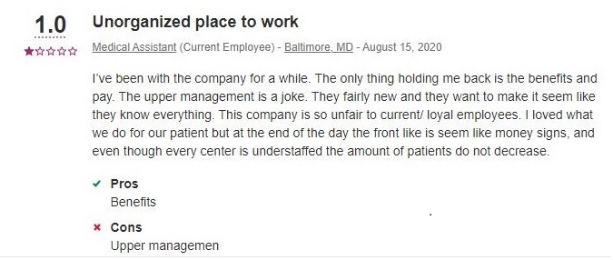 Planned Parenthood Baltimore Maryland Employee Reviews