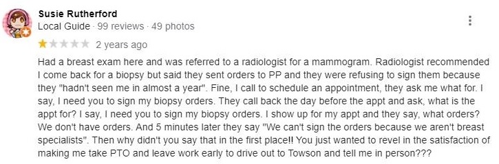  Planned Parenthood Towson Maryland Patient Reviews