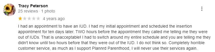 Planned Parenthood St. Louis Missouri Patient Reviews