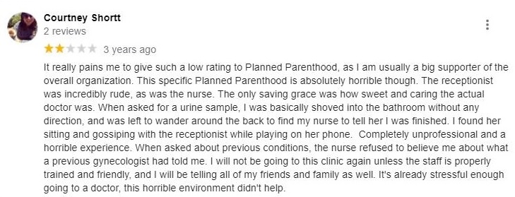 Planned Parenthood Edmond Oklahoma Patient Reviews