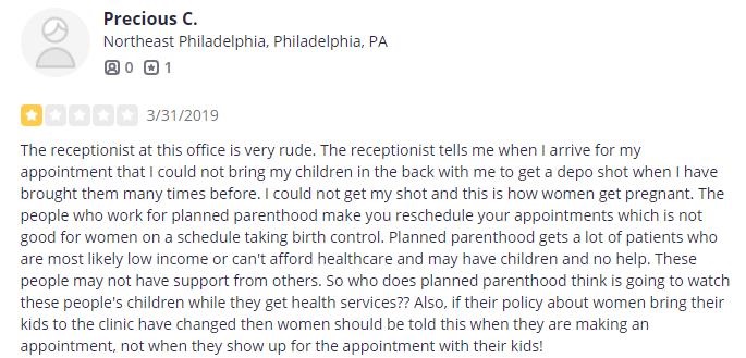 Planned Parenthood Philadelphia Pennsylvania