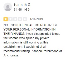 Planned Parenthood Anchorage Alaska Patient Reviews