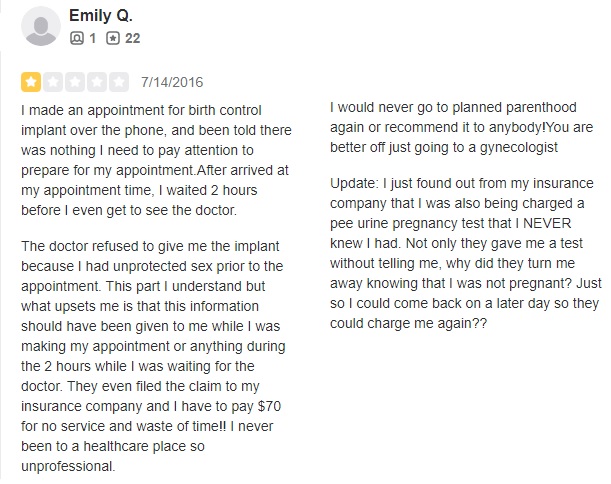 Planned Parenthood Lawrenceville Georgia Patient Reviews