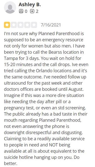 Planned Parenthood Tampa Florida