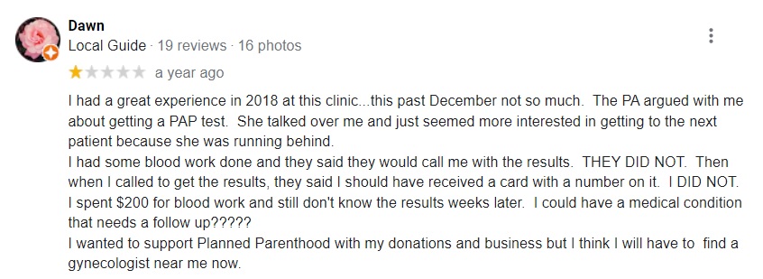 Planned Parenthood Tallahassee Florida Patient Reviews