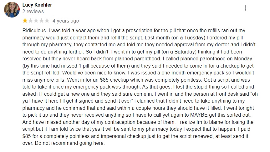 Planned Parenthood Tallahassee Florida Patient Reviews