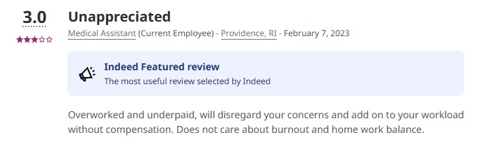 Employee Review Providence Rhode Island Planned Parenthood